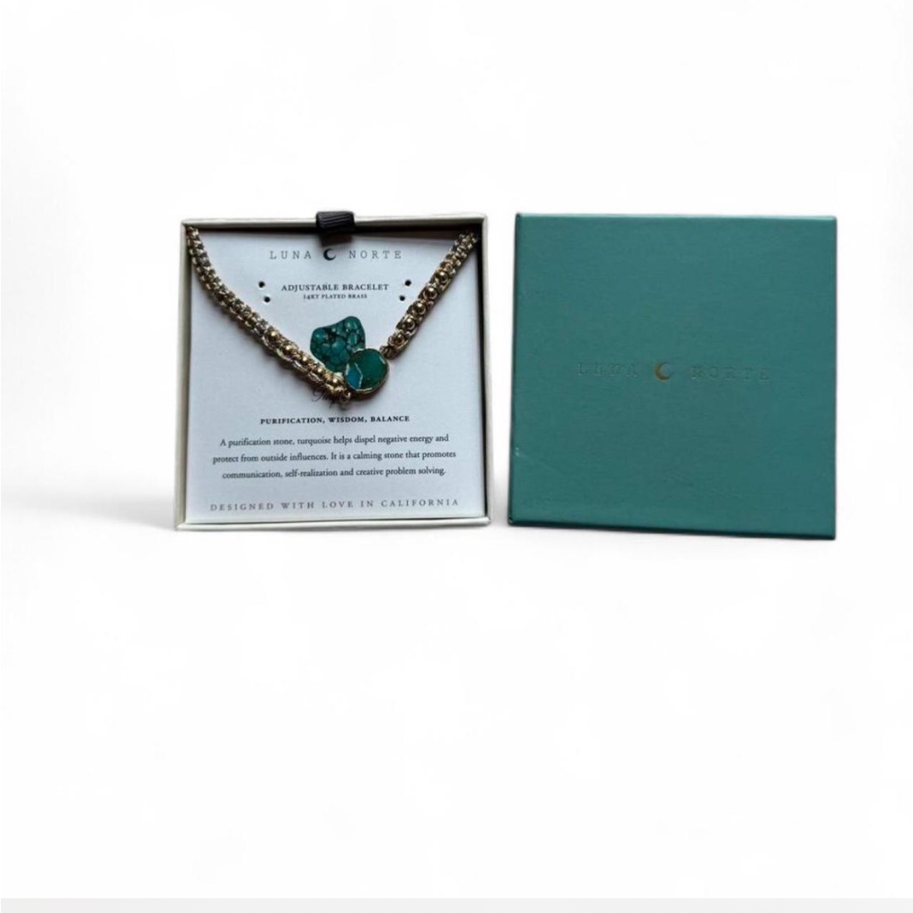 Luna Norte Turquoise Adjustable Bracelet 25$